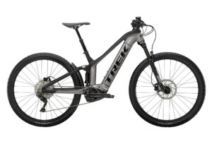 VTT ÉLECTRIQUE TOUT-SUSPENDU TREK POWERFLY FS 4 SHIMANO DEORE 10V 500WH GRIS GUNMETAL / NOIR MATT 2022