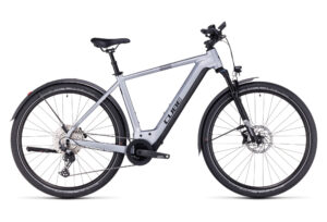 VTC ÉLECTRIQUE CUBE NURIDE HYBRID EXC 750 ALLROAD SHIMANO DEORE 12V 750 WH 29'' ARGENT POLAR 2023