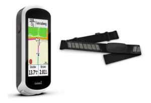 GARMIN GPS EDGE EXPLORE BLANC + CEINTURE CARDIO GARMIN HRM-DUAL