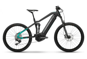 VTT ÉLECTRIQUE TOUT-SUSPENDU HAIBIKE ALLMTN 1 SHIMANO DEORE 11V 630 WH 29'' / 27.5'' GRIS ANTHRACITE TURQUOISE 2022