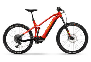 VTT Électrique Tout-Suspendu Haibike AllMtn 7 Sram GX Eagle 12V 750 Wh 29'' / 27.5'' Rouge / Jaune Fluo 2023